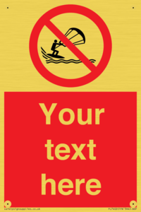 Custom No kite surfing